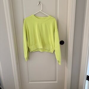 Lululemon Athletica Neon Yellow Sweatshirt